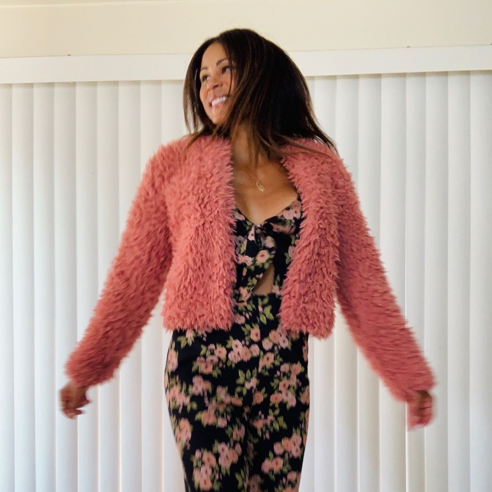 Billabong Fur Keeps Faux Fur Jacket